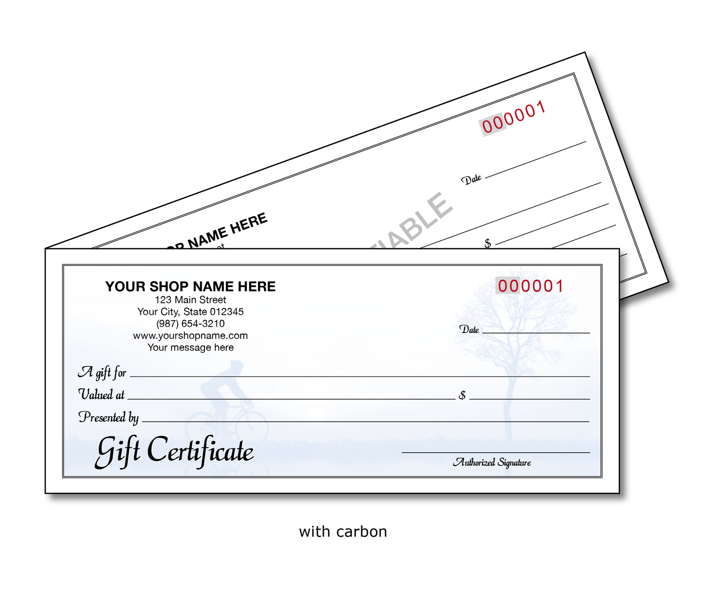 Gift Certificate with Envelope